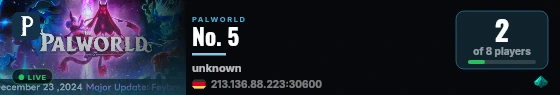 No. 5 live status badge