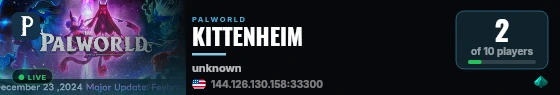 KITTENHEIM live status badge