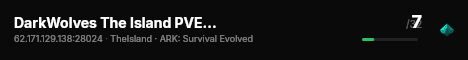 DarkWolves The Island PVE Server 5xH 5xT 5xXP - (v361.7) live status badge