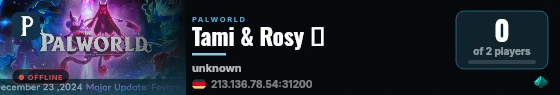 Tami & Rosy ♥ live status badge