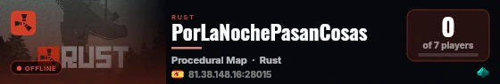 PorLaNochePasanCosas live status badge