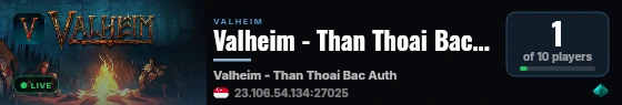 Valheim - Than Thoai Bac Auth live status badge