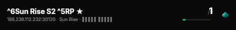^6Sun Rise S2 ^5RP ★ live status badge
