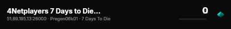 4Netplayers 7 Days to Die Server live status badge