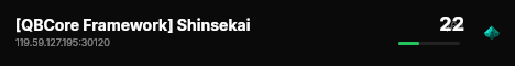 [QBCore Framework] Shinsekai live status badge