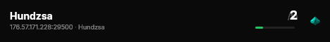 Hundzsa live status badge
