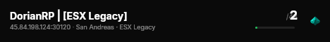 DorianRP | [ESX Legacy] live status badge