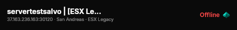 servertestsalvo | [ESX Legacy] live status badge