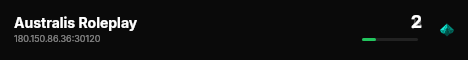 Australis Roleplay live status badge