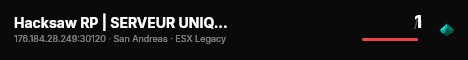 Hacksaw RP | SERVEUR UNIQUE | FA live status badge