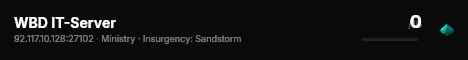 WBD IT-Server live status badge