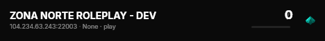 ZONA NORTE ROLEPLAY - DEV live status badge