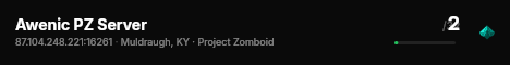 Awenic PZ Server live status badge