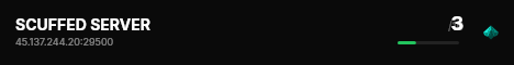 SCUFFED SERVER live status badge