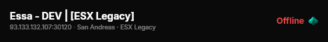 Essa - DEV | [ESX Legacy] live status badge