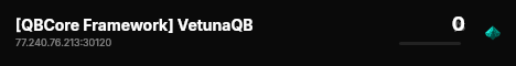 [QBCore Framework] VetunaQB live status badge