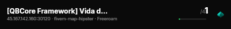 [QBCore Framework] Vida de Crime live status badge