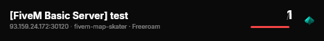 [FiveM Basic Server] test live status badge