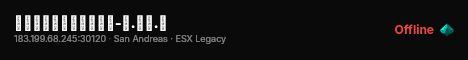 阿𝐊丨高度定制丨𝐄𝐒𝐗-𝟭.𝟭𝟯.𝟰 live status badge