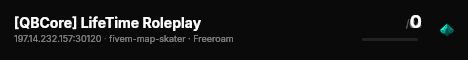 [QBCore] LifeTime Roleplay live status badge