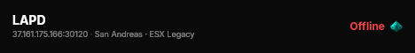 LAPD live status badge