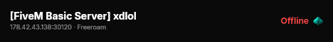[FiveM Basic Server] xdlol live status badge
