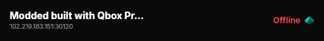 Modded built with Qbox Project by The Community! live status badge