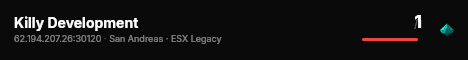 Killy Development live status badge