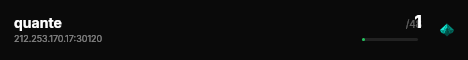 quante live status badge