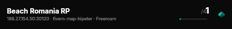 Beach Romania RP live status badge