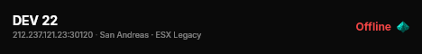 DEV 22 live status badge