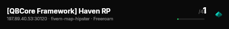[QBCore Framework] Haven RP live status badge