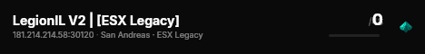 LegionIL V2 | [ESX Legacy] live status badge
