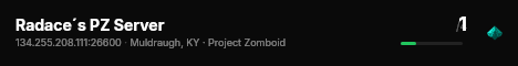 Radace´s PZ Server live status badge