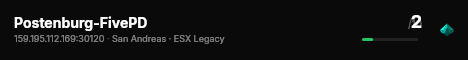 Postenburg-FivePD live status badge