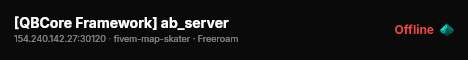 [QBCore Framework] ab_server live status badge