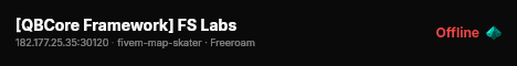 [QBCore Framework] FS Labs live status badge