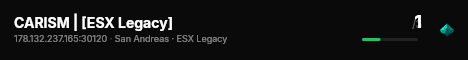 CARISM | [ESX Legacy] live status badge