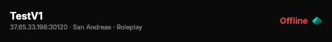 TestV1 live status badge