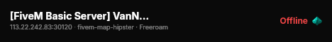 [FiveM Basic Server] VanNhanSoHot DEV live status badge