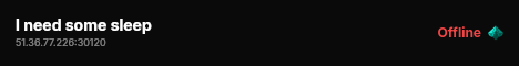 I need some sleep live status badge