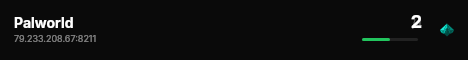 Palworld live status badge