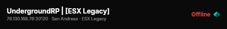 UndergroundRP | [ESX Legacy] live status badge