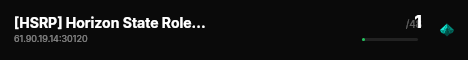 [HSRP] Horizon State Roleplay live status badge