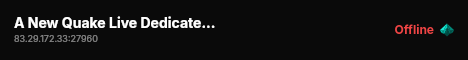 A New Quake Live Dedicated Server live status badge