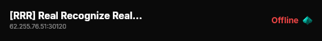 [RRR] Real Recognize Real Roleplay live status badge