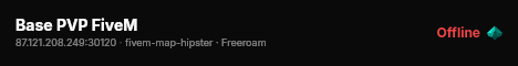 Base PVP FiveM live status badge