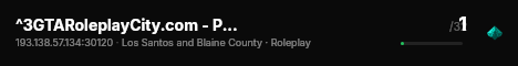 ^3GTARoleplayCity.com - Paradise City live status badge
