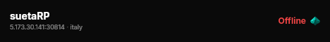 suetaRP live status badge