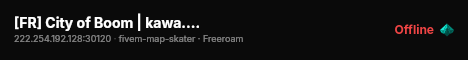 [FR] City of Boom | kawa.games | BÊTA live status badge